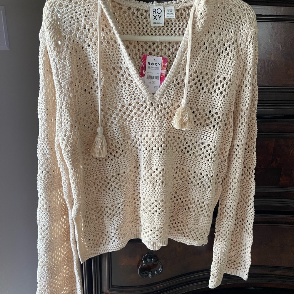 Roxy Cream Women's Sweater